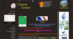 Desktop Screenshot of camping-lescerisiers.com